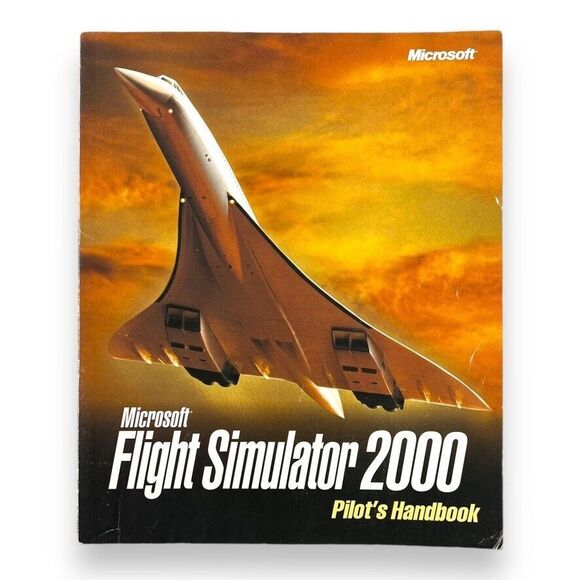 Microsoft Flight Simulator 2000 Pilot's HANDBOOK ONLY Manual Instruction NO GAME - Picture 2 of 14